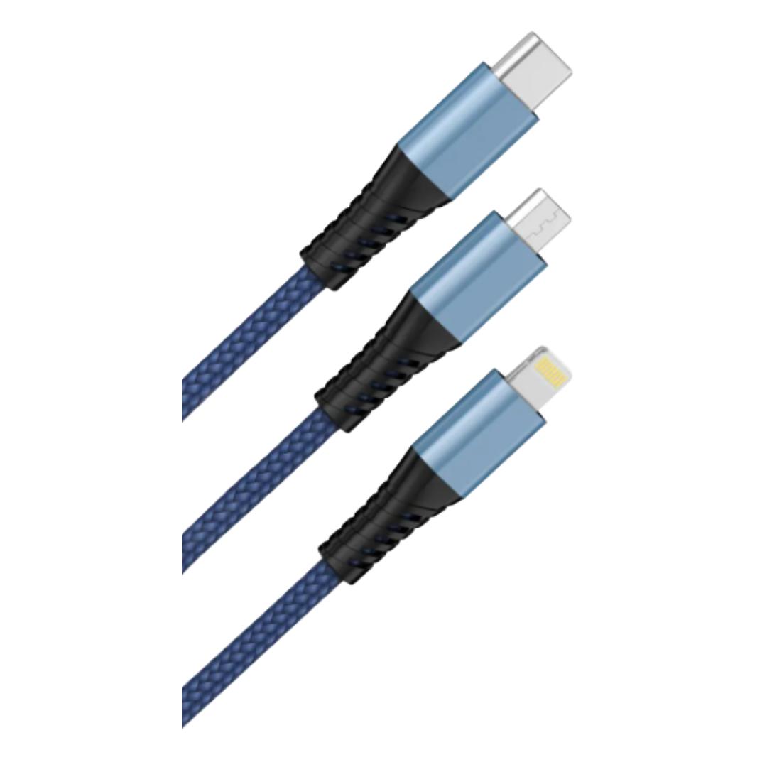 Cable Master-G 3 en 1, Micro, Lightning y Tipo-C